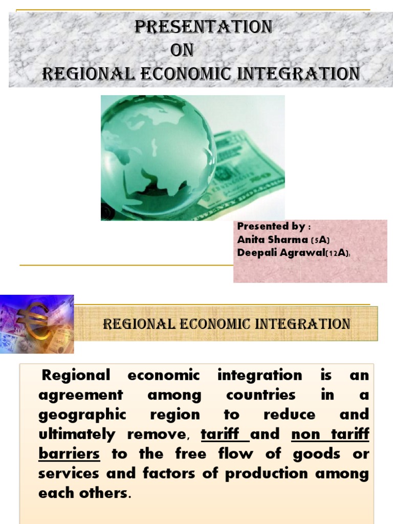 Overview of Regional Economic Integration | PDF | Asia Pacific Economic ...
