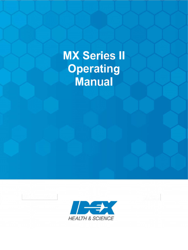 MX Series II Operating Manual | PDF | Relay | Logic Gate