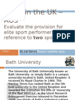 Bath Uni Presentation