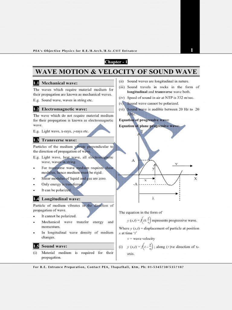 Sounds and Waves | PDF