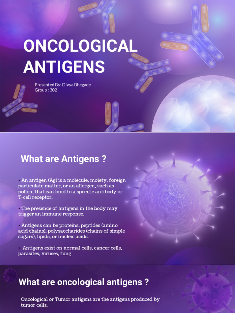 Oncological Antigens | PDF | Antigen | Natural Killer Cell
