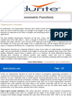 Trigonometric Functions