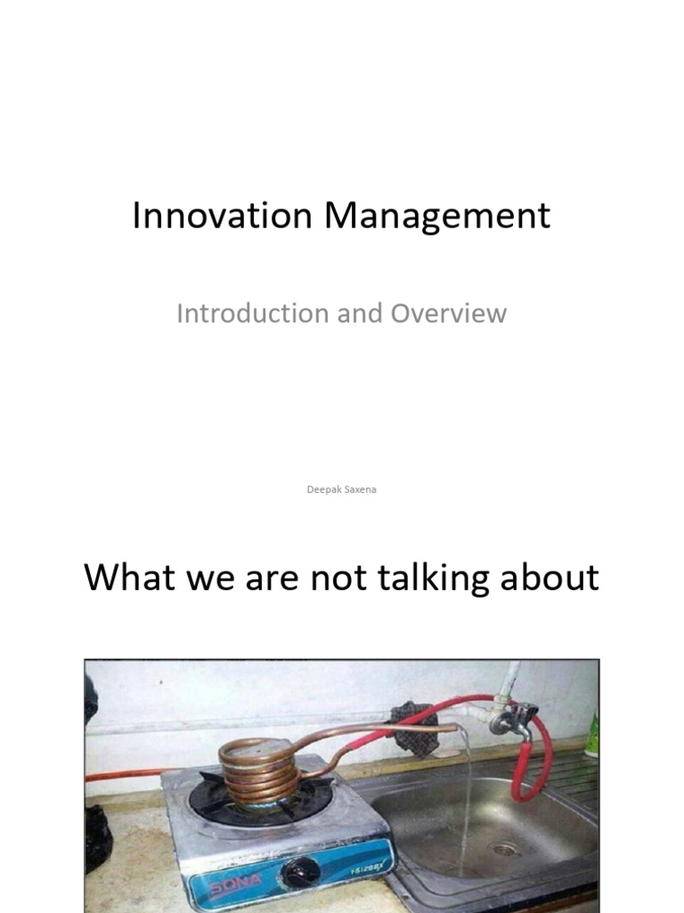 Innovation Management | PDF | Innovation | Patent