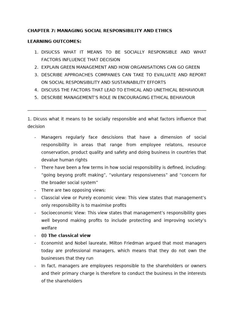 Chapter 7 - Summary | PDF