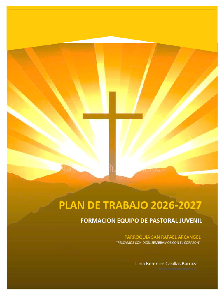Planeación Anual 2026 - Formación Equipo Pastoral Juvenil | PDF ...
