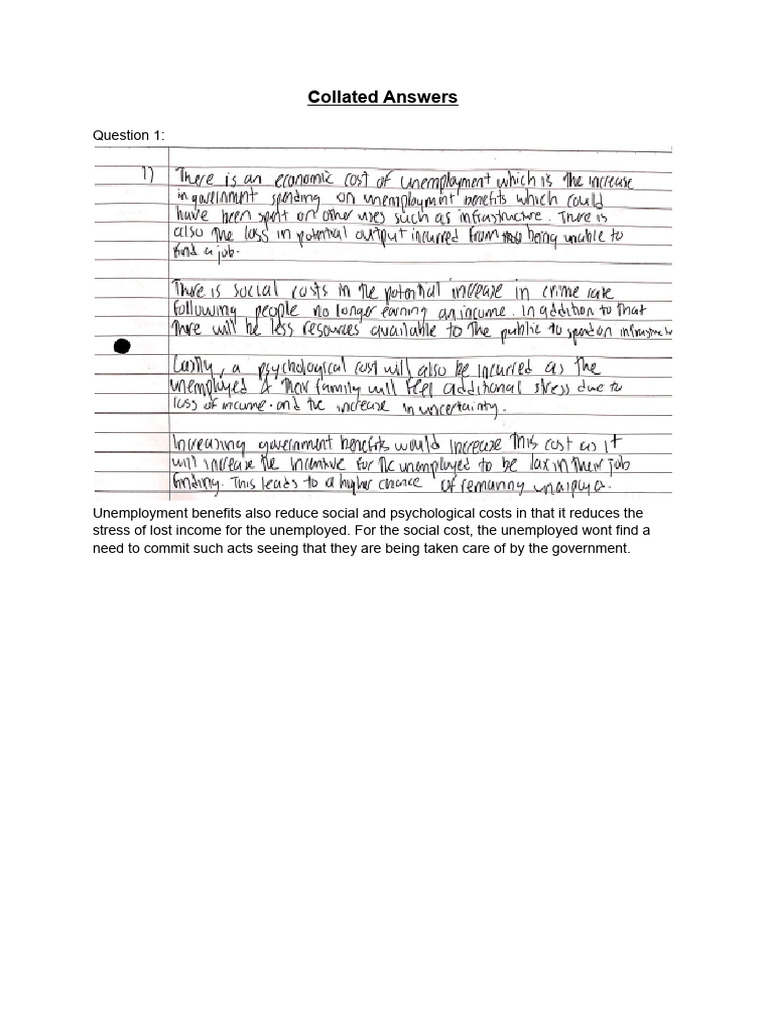 Problem Set 3 Macro | PDF | Unemployment | Labour Economics