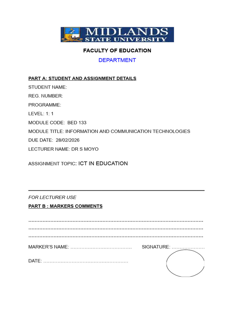 Assignment 1 Template.doc | PDF