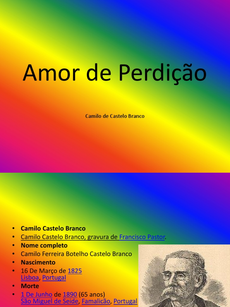 Amor de Perdição | PDF | Personalidades | Religião e crença