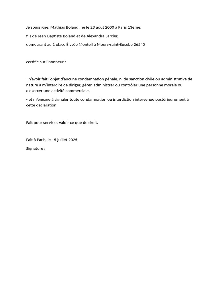 Non Condanation | PDF