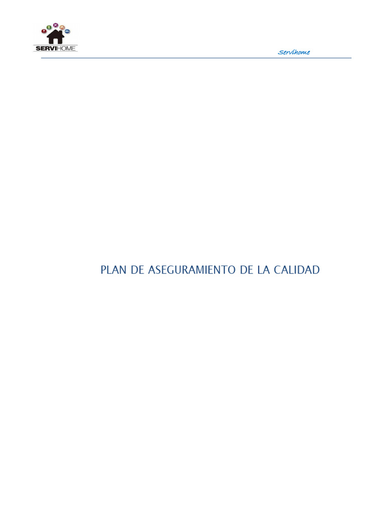 Plan de Aseguramiento de La Calidad | PDF | Calidad (comercial) | Diseño