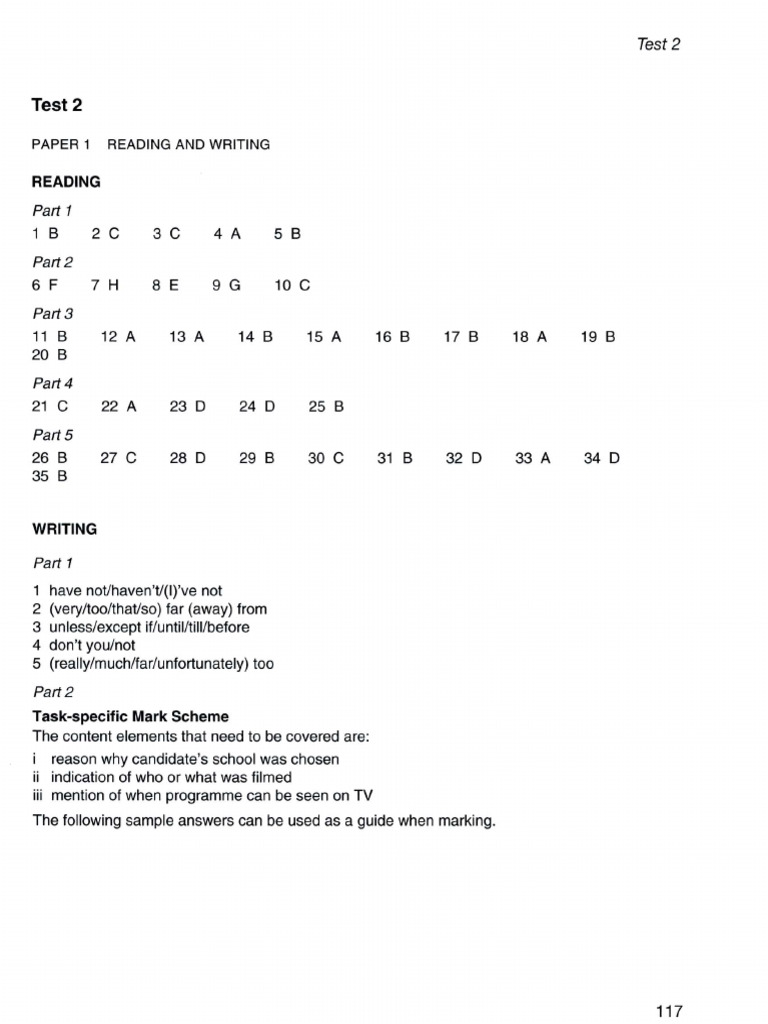 Sample 2 Answers | PDF