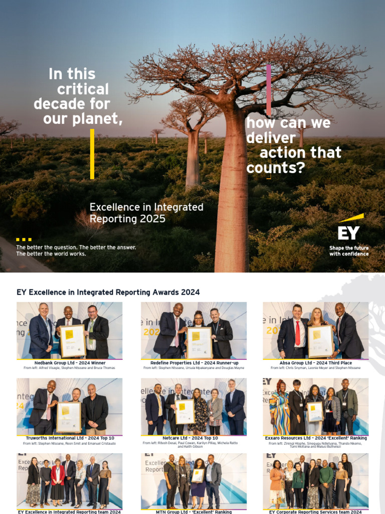 EY Excellence in Integrated Reporting 2025 | PDF | Sustainability | Tariff
