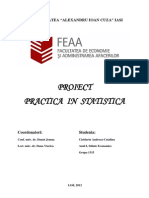 Proiect Statistica Anul 1