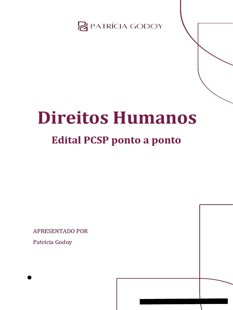 Direitos Humanos PCSP (Edital 2023) | PDF | Direitos Humanos | Constituição