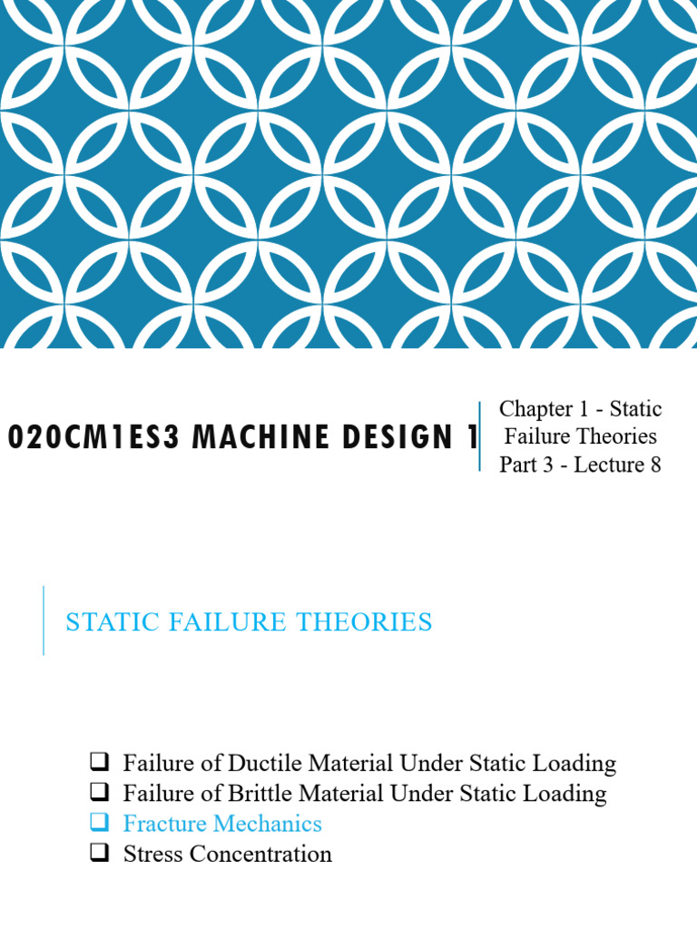 Lecture 8 - Chapter 1 - Fracture Mechanics - Part 3 | PDF | Fracture ...