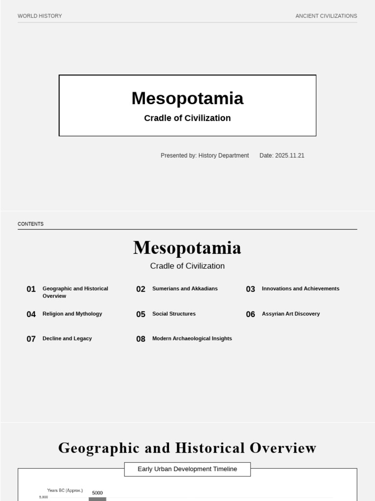 Mesopotamia - Cradle of Civilization | PDF | Mesopotamia | Assyria