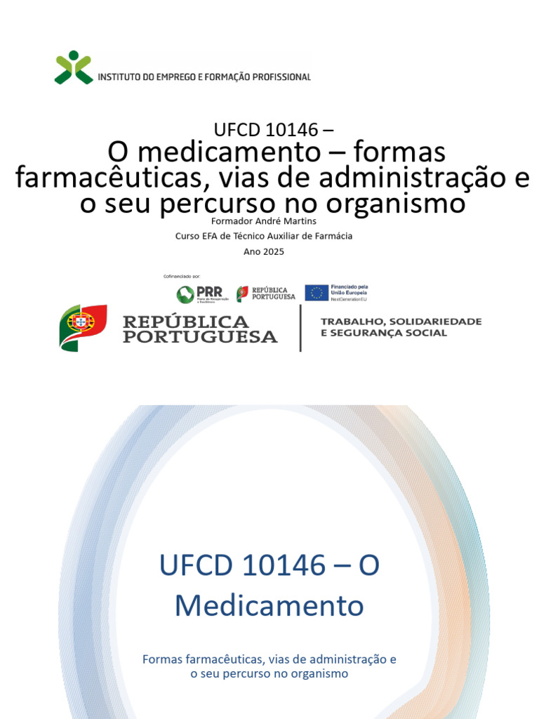 UFCD 10146 O Medicamento | PDF | Receita médica | Toxicidade