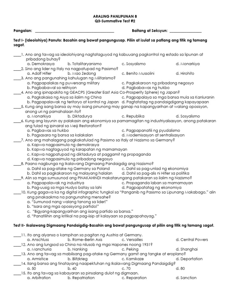 Q3 Ap8 STN2 | PDF