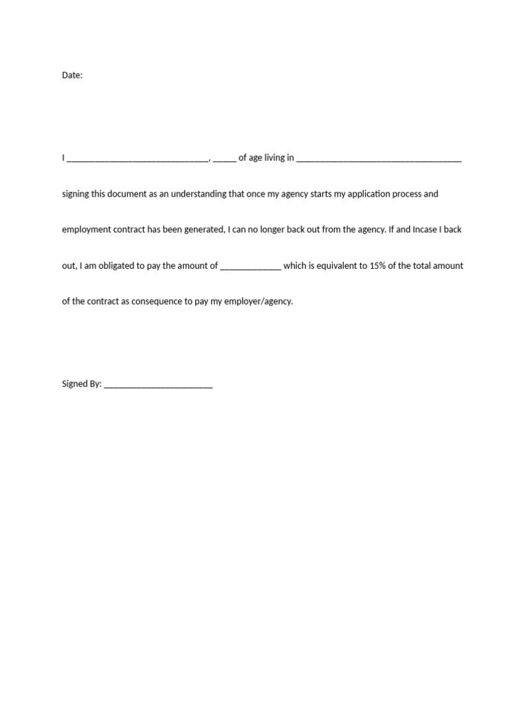 Undertaking Document-B C | PDF