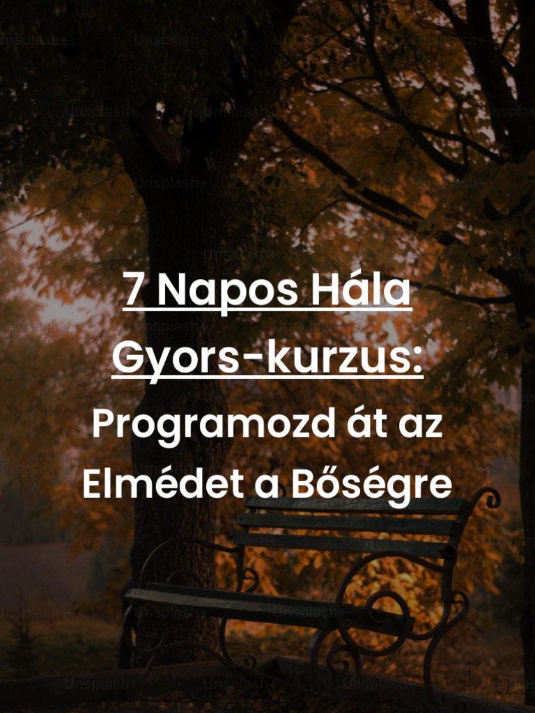 7 NAPOS Hála Gyorskurzus | PDF