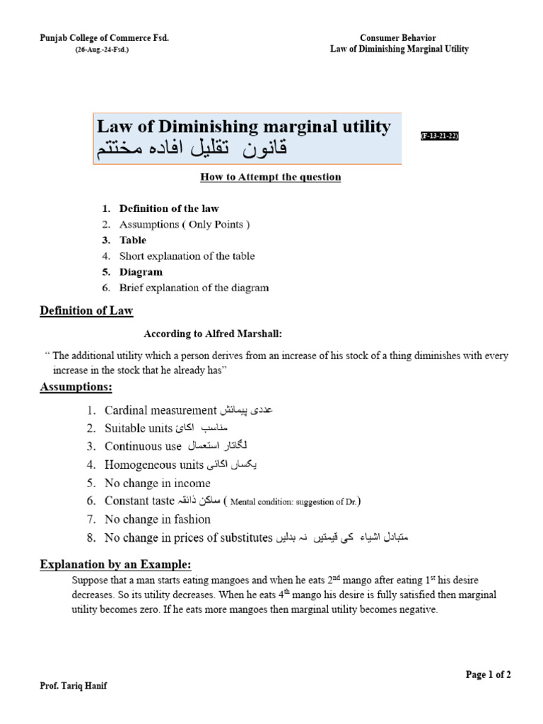 Eco Long CH 2 Law of DMU | PDF