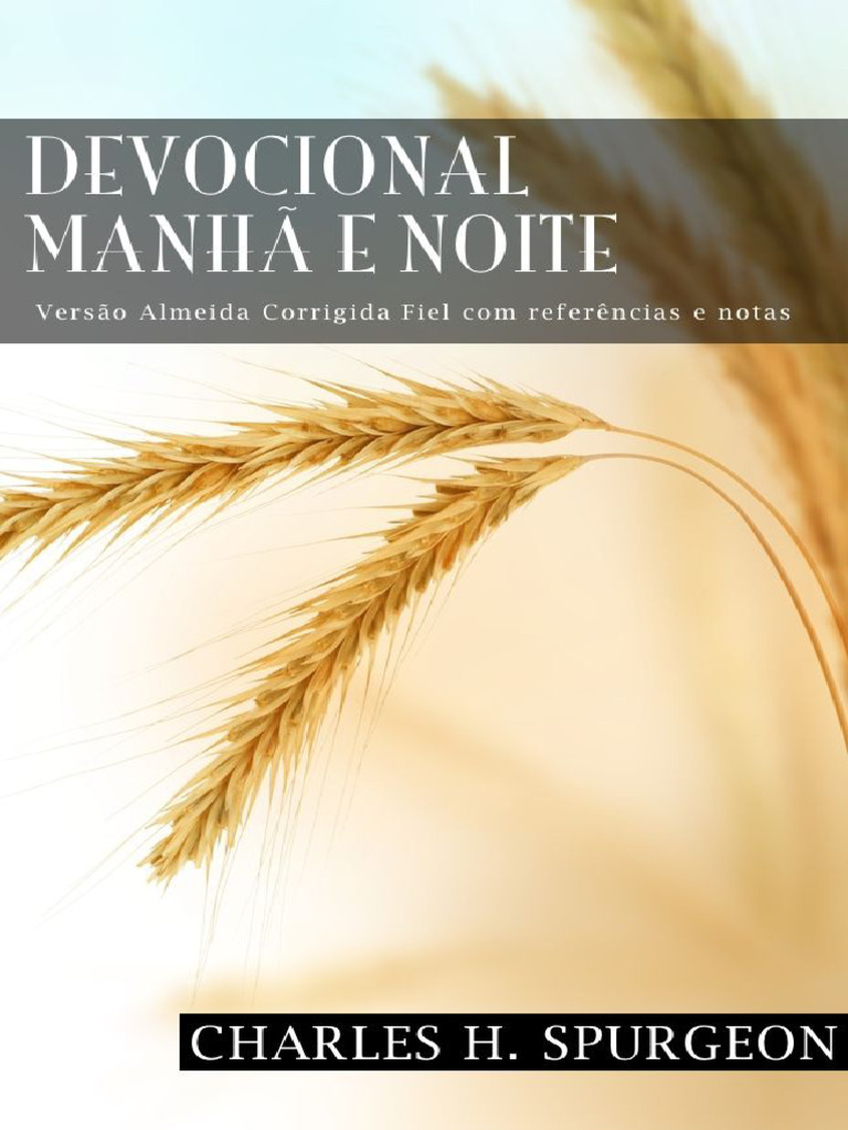 Devocional - Manhã e Noite - Charles Spurgeon | PDF