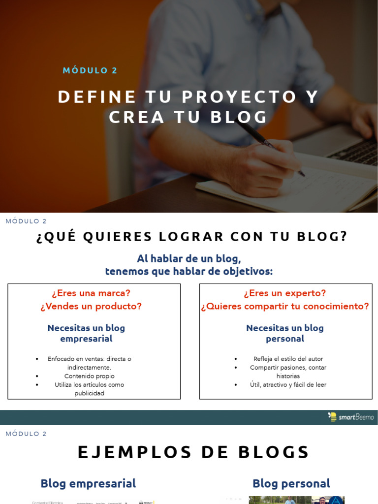 Como Crear Administrar y Ganar Dinero Con Tu Blog Modulo 2 | PDF | Blog ...