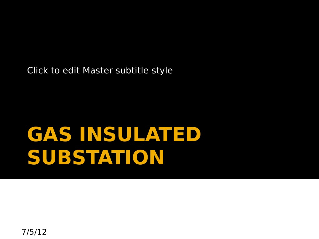 Gas Insulated Substation Overview | PDF | Electrical Substation ...