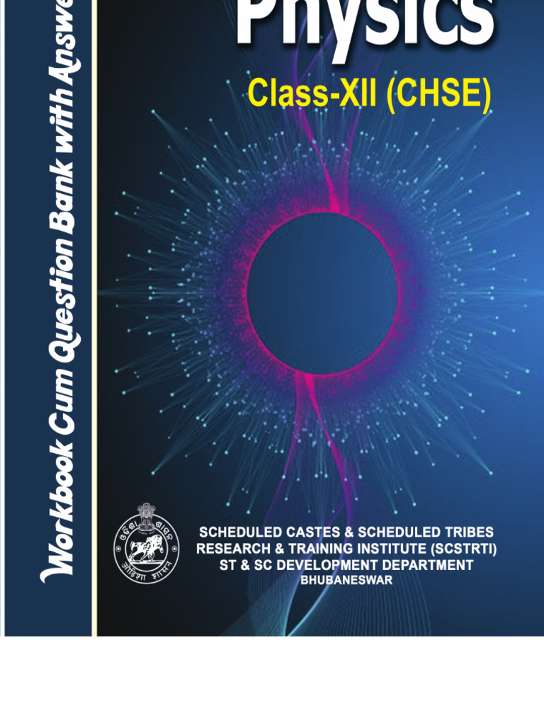 1 Class XII Physics CHSE Workbook | PDF | Capacitor | Capacitance