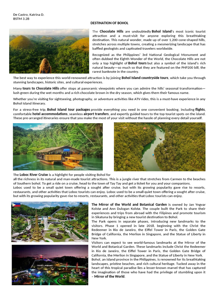 Tour | PDF | Tourism | Recreation