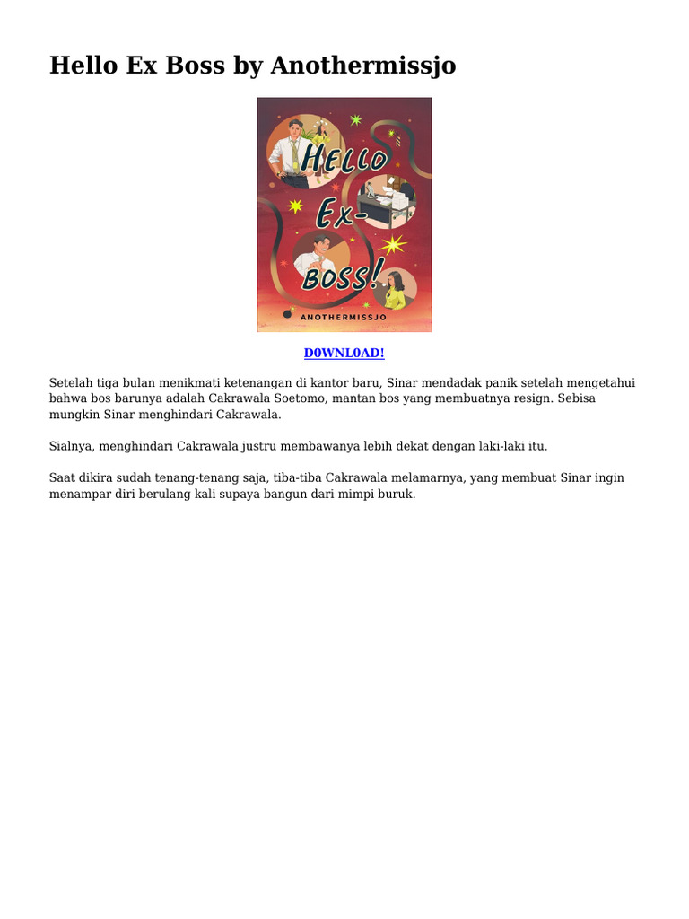 Hello Ex Boss by Anothermissjo (SFILE | PDF