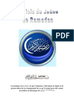 Les Lois Du Jeûne (Ramadan)