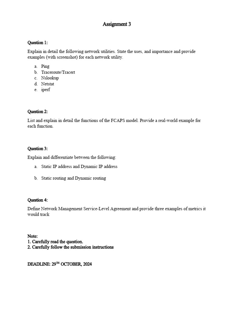 Assignment 3 | PDF