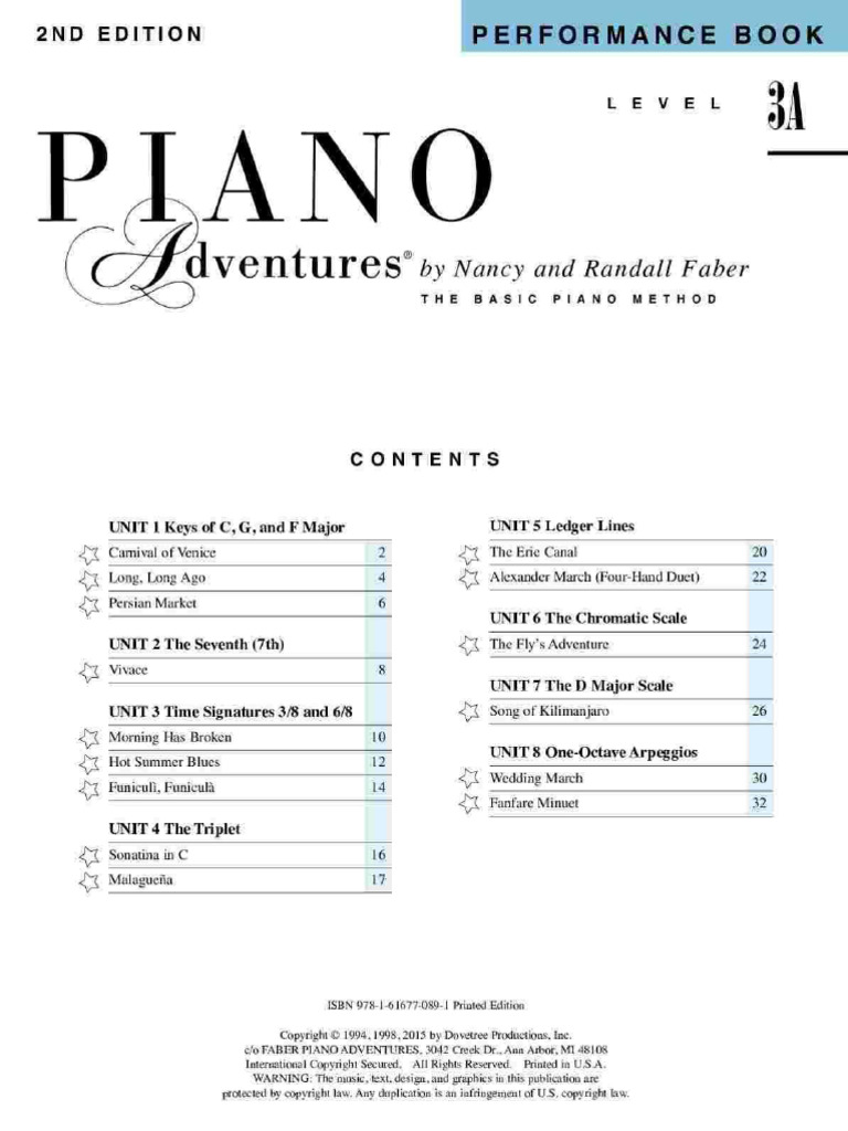Piano Adventures Performance Book 2A | PDF
