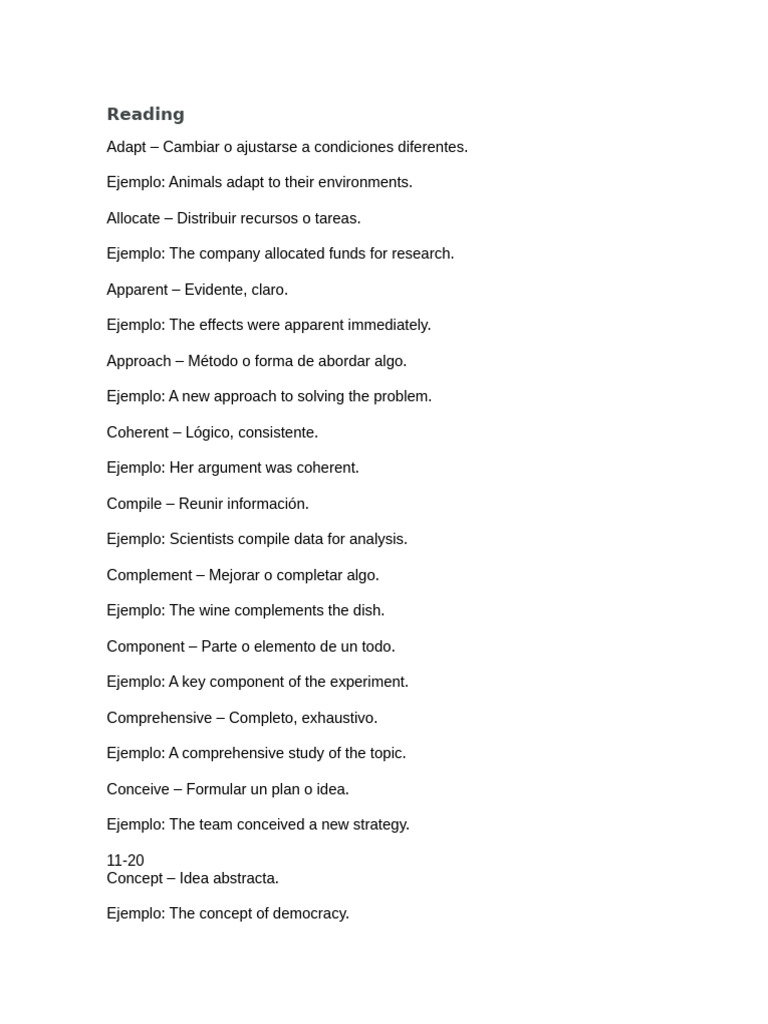 Reading Para Examen | PDF