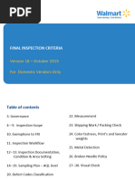 Walmart Product Quality Compliance Manual | PDF | Walmart | Supply Chain