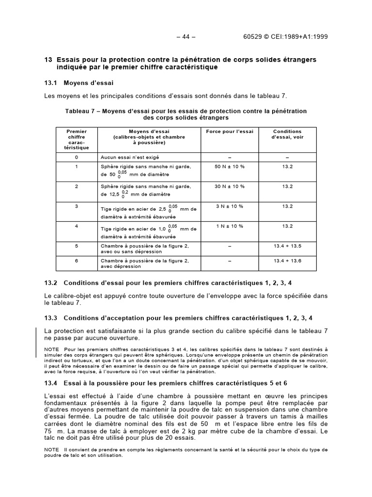 IEC 60529 IP Test Pages 10 | PDF | Gaz | Pression