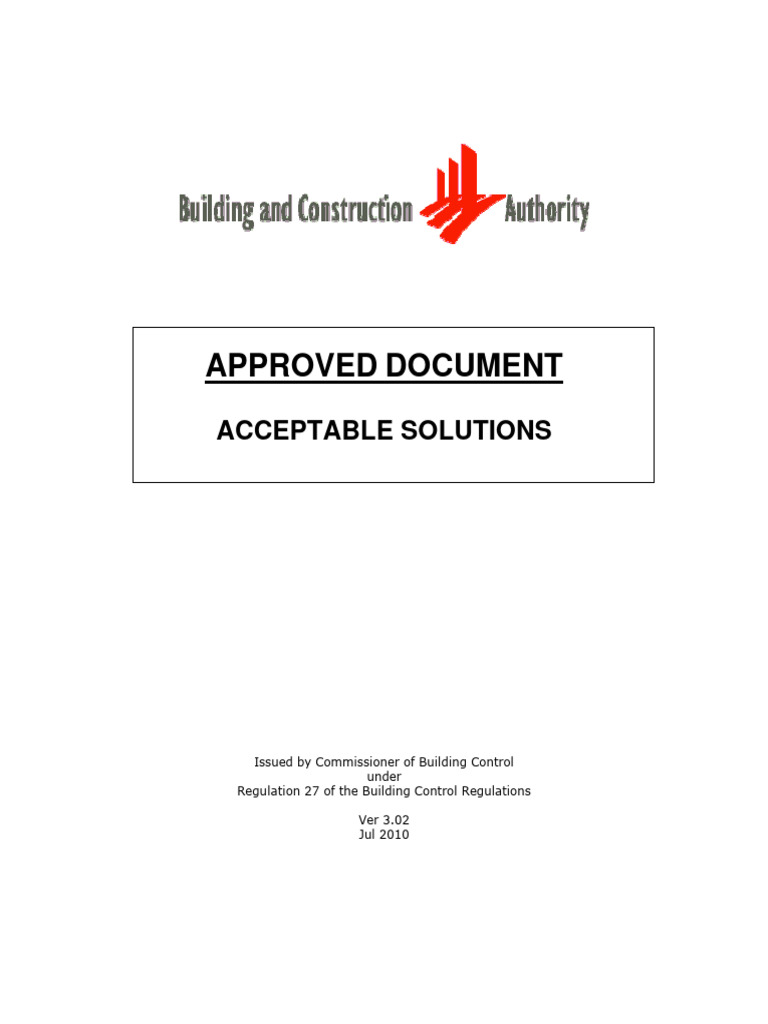 Acceptable Solution | PDF | Stairs | Concrete