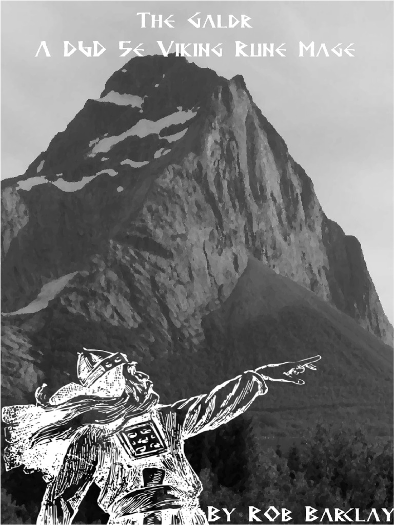 The Galdr - A D&D Viking Rune Mage | PDF | Runes | Divination
