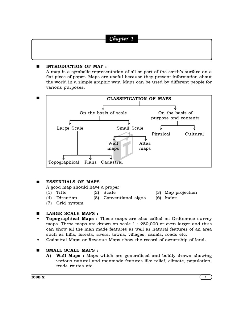 Ch. 1 Essentials of Maps | PDF | Map | Contour Line