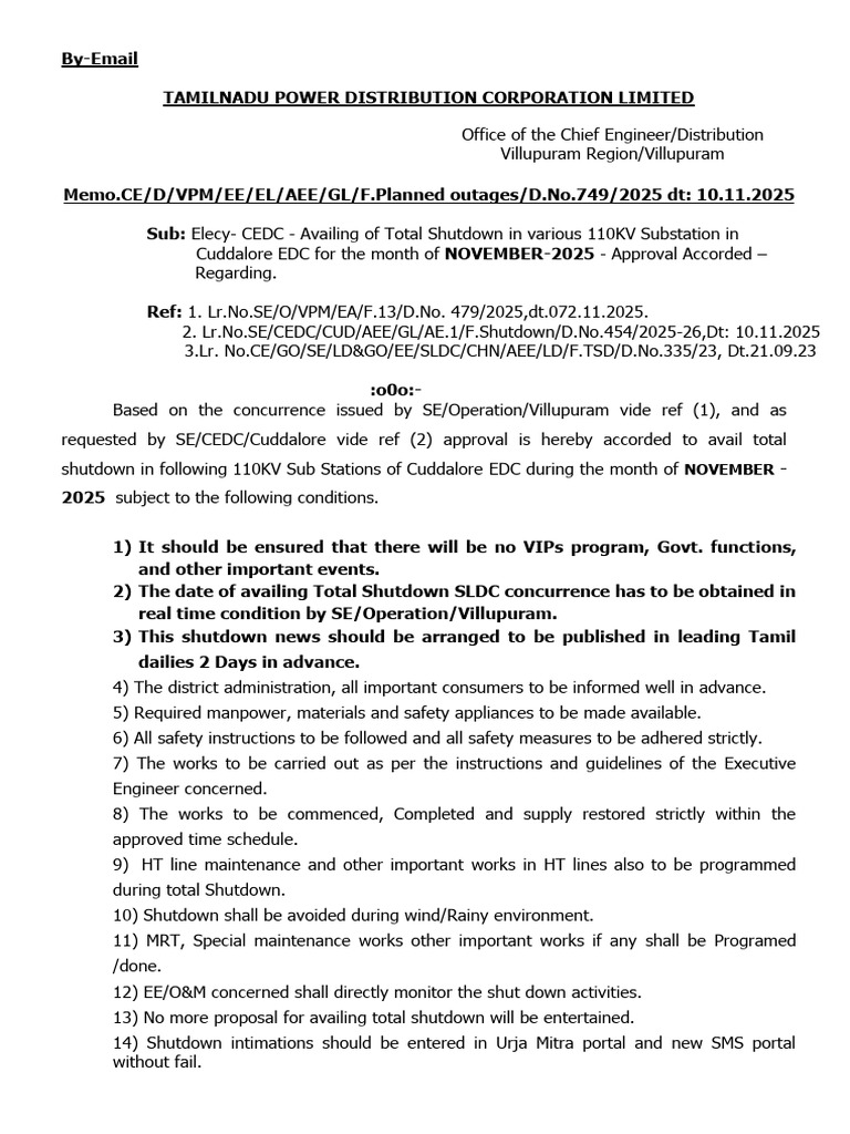 Ce Approval Cedc TSD - Nov-2025 | PDF