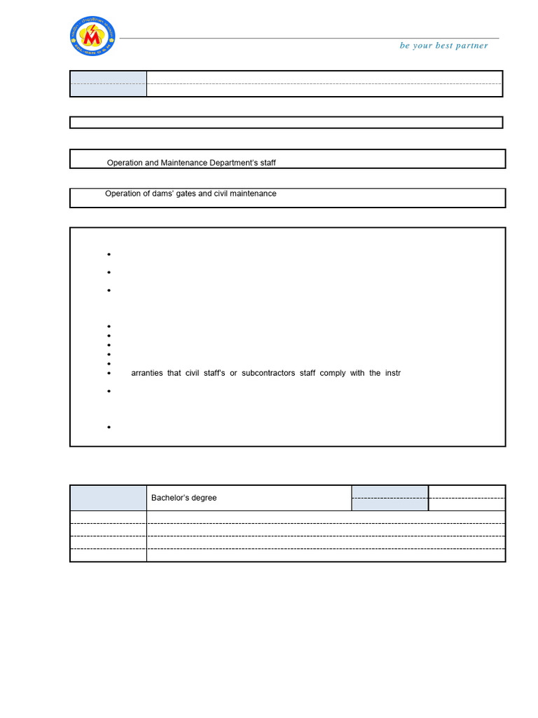 20190813 NL1 JD Civil Engineer | PDF | Dam