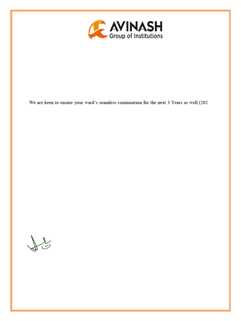 Acc to Adc Letter 2026-2027 | PDF