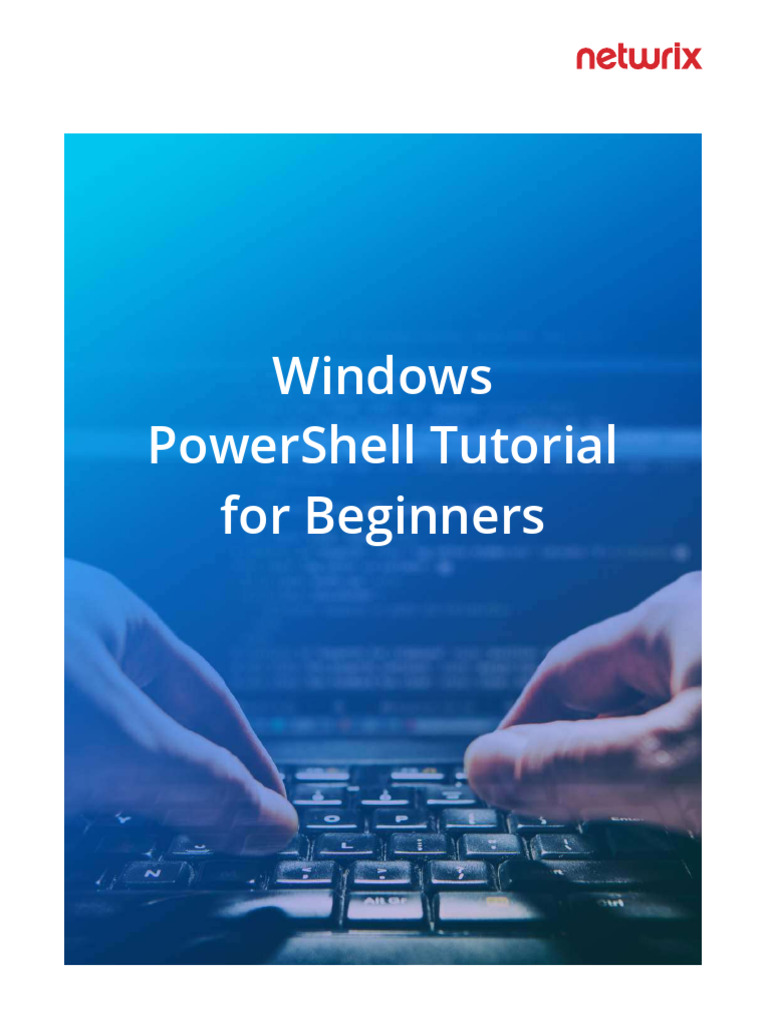 Windows PowerShell Tutorial For Beginners | PDF | Active Directory ...