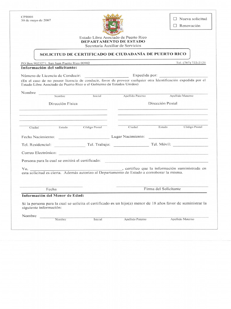 PR Certificate of Citizenship20260203 - 20310236 | PDF | Gobierno y ...