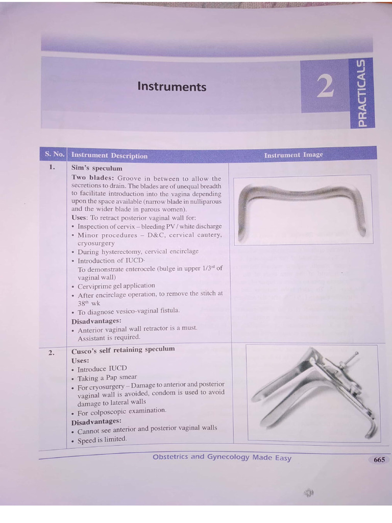 OBG Instruments | PDF