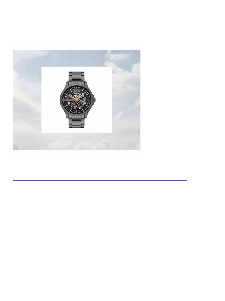 6577 Armani Exchange Watch For Men | PDF