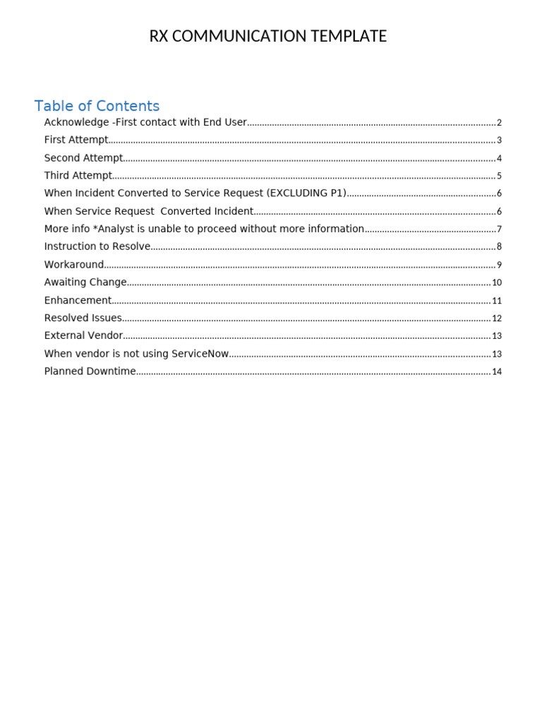 Communication Template Reviewed | PDF | Communication | Computing