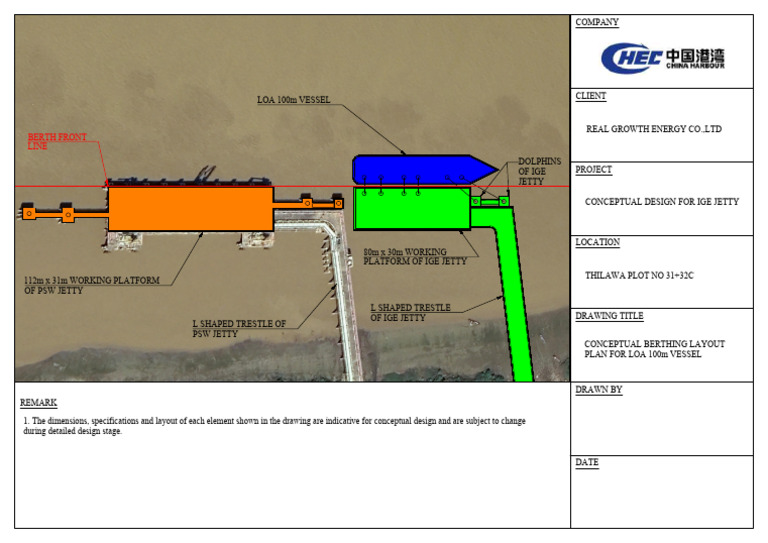 Conceptual Layout of Jetty-Layout2 | PDF