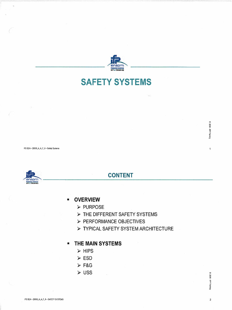 2 Safety Systems | PDF